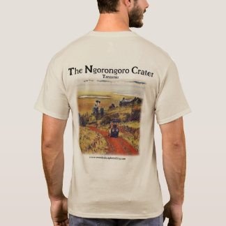 Comenzar a explorar hoy - Camiseta del cráter del 