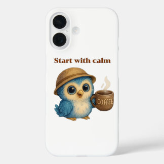 Comenzar con la calma - Funda para iPhone 16 consc