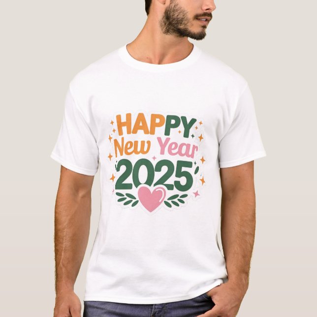 Comenzar el año 2025 con la camiseta básica de los (Anverso)
