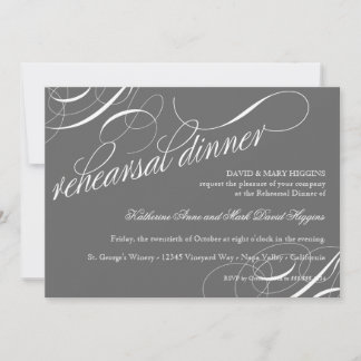 Comer, beber, casarse, ensayar invitaciones
