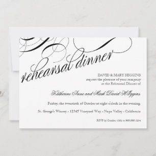 Comer, beber, casarse, ensayar invitaciones