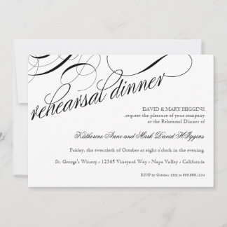 Comer, beber, casarse, ensayar invitaciones