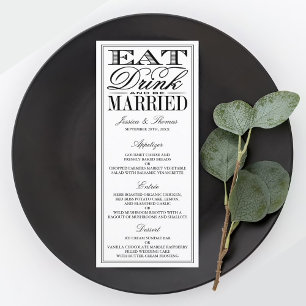 Comer, beber y casarse Menú Boda moderno