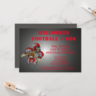 Comer, beber y ser aterrador Invitación a barbacoa