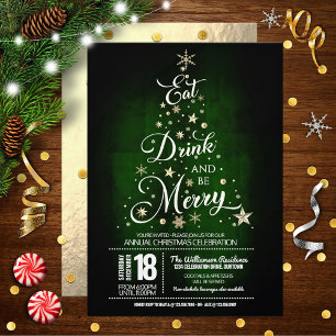 Comer, beber y ser feliz con la invitación de la f