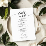 Comer Bebida y casarse Menú para comer<br><div class="desc">Una carta de boda de caligrafía de moda sencilla. Yo ofrezco un servicio de personalización gratuito,  si tienes alguna pregunta o petición especial,  por favor no dudes en contactarme.</div>