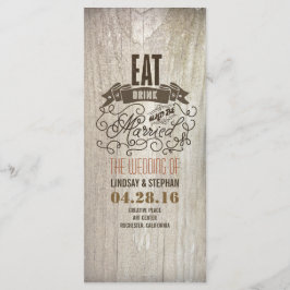 Comer bebidas y ser casados programas de bodas