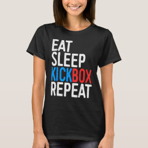 Comer caja de Kickbox Sleep Repetir la camiseta de