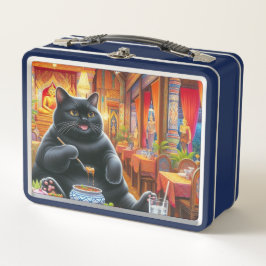 Comer comida tailandesa en un restaurante tailandé