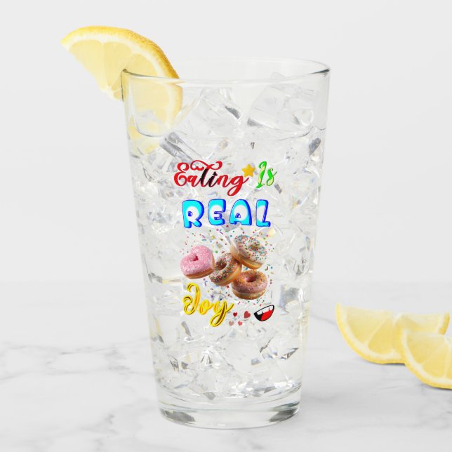 Comer cristalería para bar es una alegría real (Anverso (hielo))