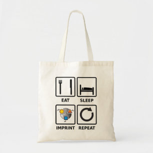 Comer, dormir, imprimir, repetir la bolsa