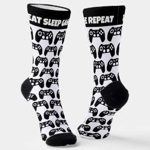 Comer Dormir Juego Repetir calcetines divertidos r