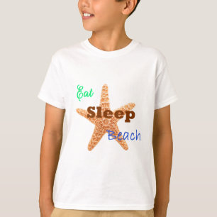 Comer Dormir Playa - Camiseta para Niños