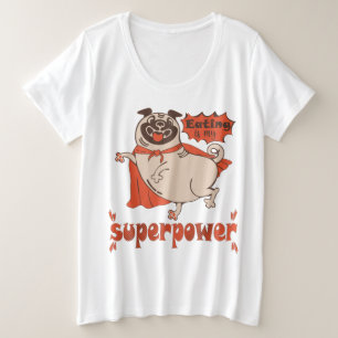 Comer es mi sobrenombre rojo cloak pug estilo cómi