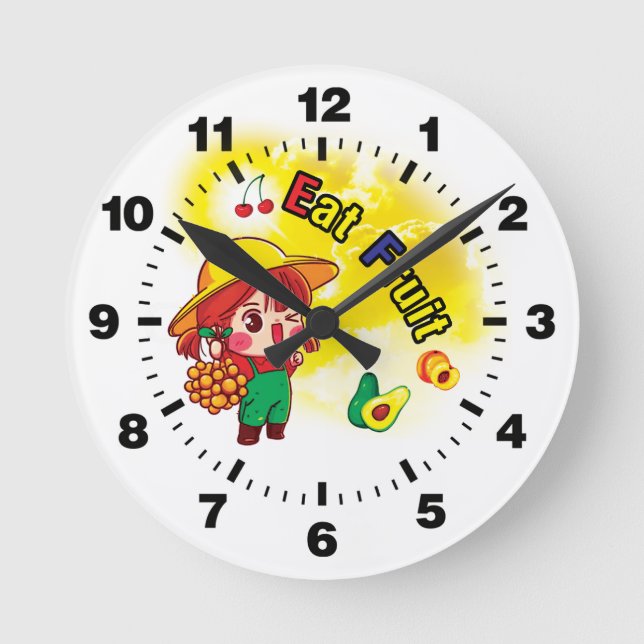 Comer fruta del reloj (Anverso)