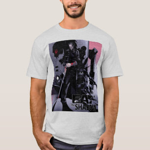 Comer la camiseta de diseño básico Shadow