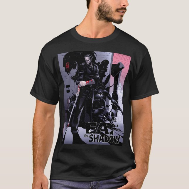 Comer la camiseta de diseño clásico Shadow (Anverso)