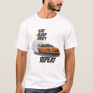 Comer la camiseta de repetición de la deriva del s