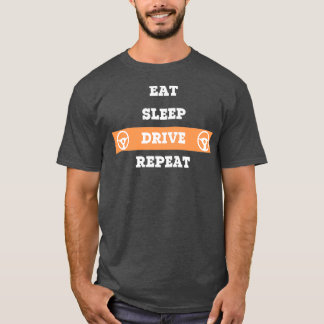Comer la camiseta repetida de la unidad de sueño