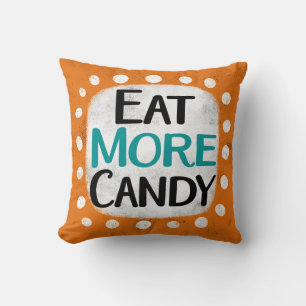 Comer más Cojín decorativo de caramelos