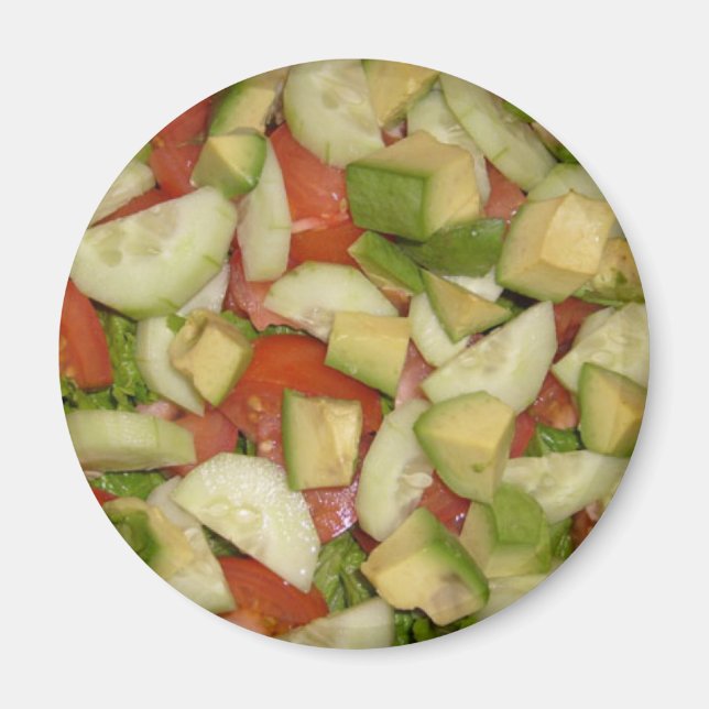 Comer mi imán de ensaladas (Frente)