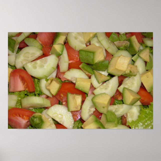 Comer mi impresión de ensalada (Frente)