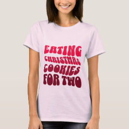 Comer Navidades Cookies para dos camisetas