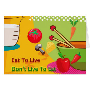 Comer para vivir no vivir para comer dieta