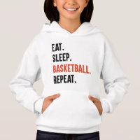 Comer Sleep Basketball Repetir niños tontos