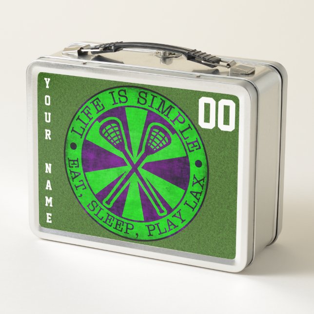 Comer Sleep Play Lacrosse LAX Lunch Box (Reverso)