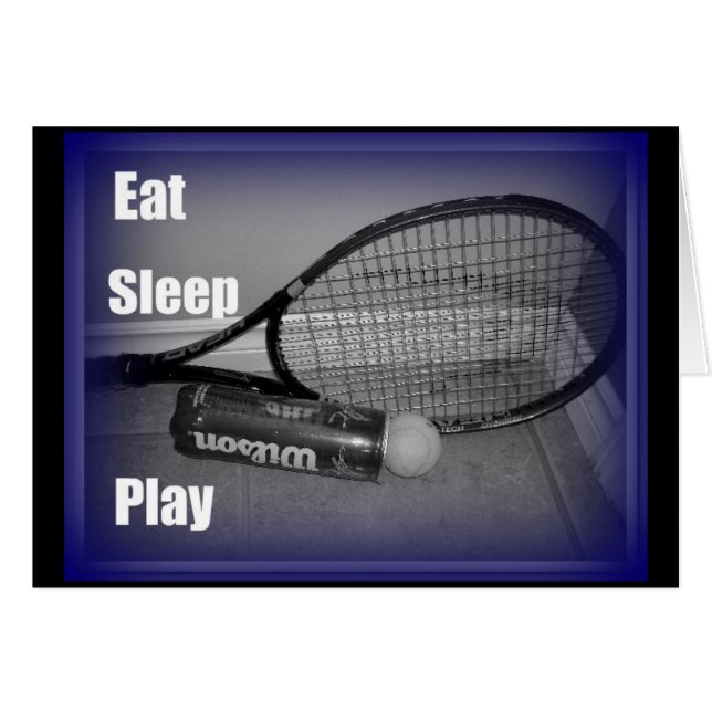 Comer Sleep Play Tennis (Anverso (Horizontal))