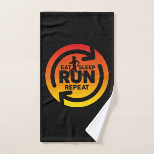 Comer Sleep Run Repetir fondo de puesta de sol en