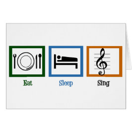 Comer Sleep Sing Funny Choir Card