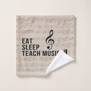 Comer Sleep Teach Music Repetir Humor Musical