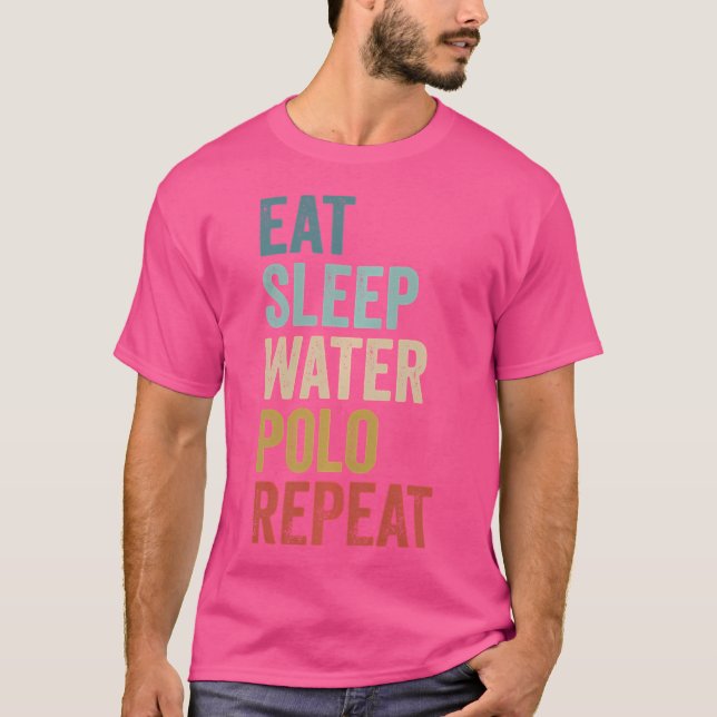 Comer Sleep Water Polo Repetir Funny Water Polo (Anverso)