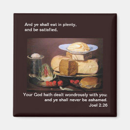 Comerás en abundante imán