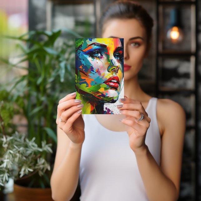 Comercialización de tarjetas postales de la mujer  (Subido por el creador)