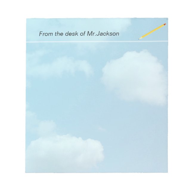 Comercios, escuela, oficina, bloc de notas para el (Frente)