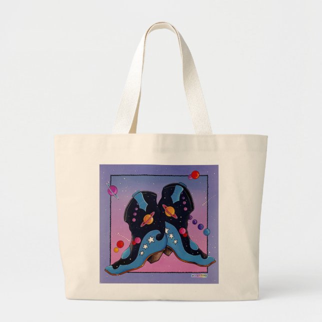 Comestibles, Bolsa de Tote - Boots de Cowboy de me (Frente)