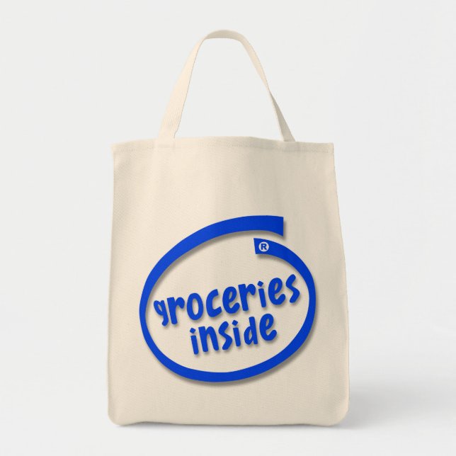 Comestibles dentro de bolsa de mano (Frente)