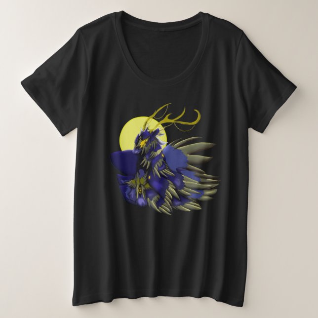 Comet Dark Fantasy Reindeer Plus Tee (Anverso del diseño)