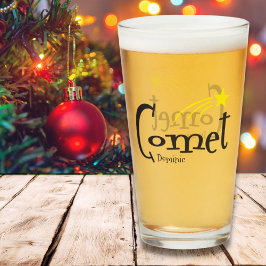 Cometa de renos divertidos disparando vidrio a Nav