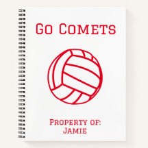 Cometas personalizadas de cuaderno de espiral de v