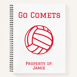 Cometas personalizadas de cuaderno de espiral de v