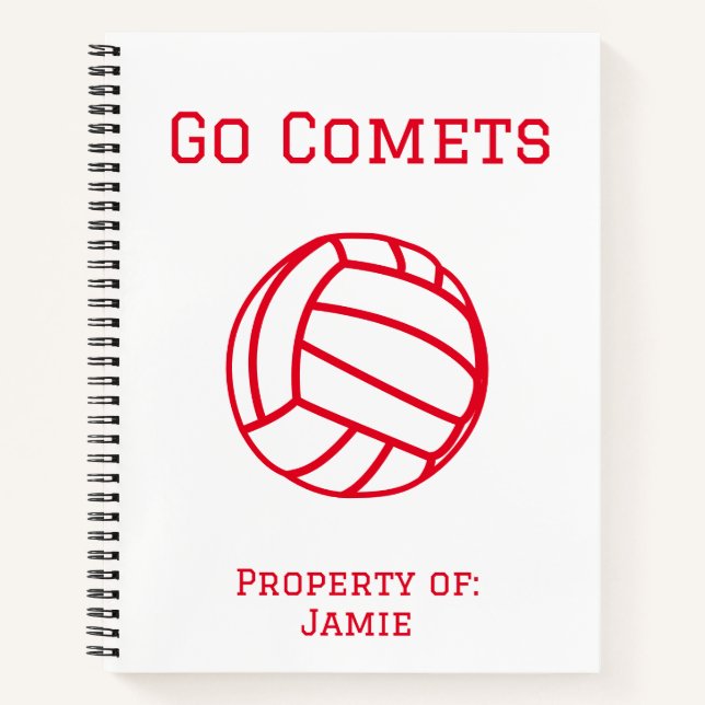 Cometas personalizadas de cuaderno de espiral de v (Anverso)