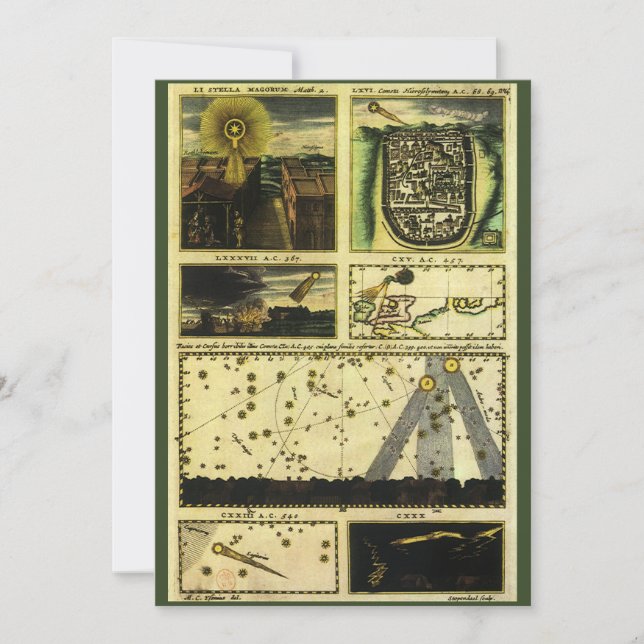 Cometas teatros de Stanislaw Lubieniecki (Anverso)