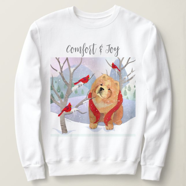 COMFORT & JOY - SMOOTH CHOW camisetas blancos elig (Anverso del diseño)