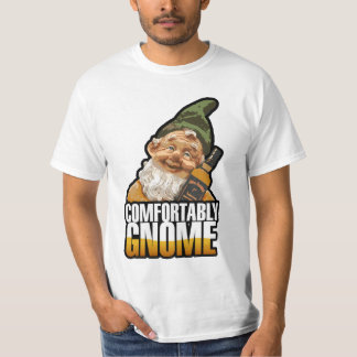 Comfortablemente camiseta del gnomo