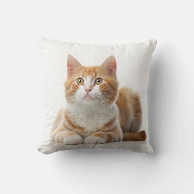 Comfy Coziness: la almohada del gato del jengibre  (Anverso)