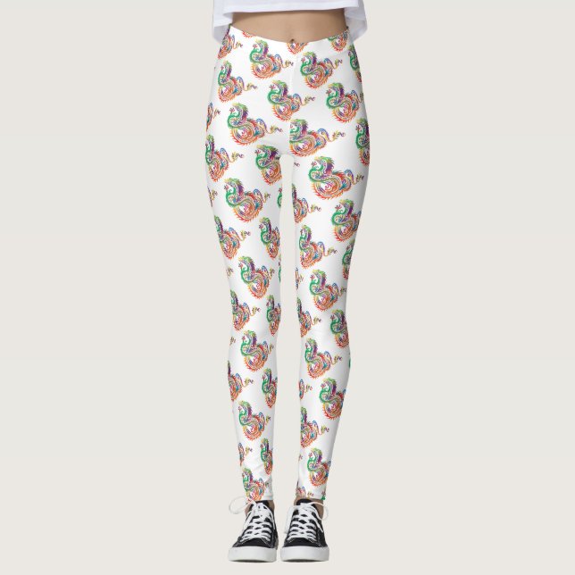 Comfy Hipster Leggings Dragon China (Anverso)